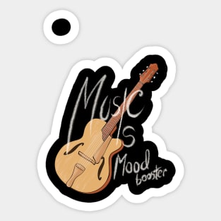 Guitar mood Sticker